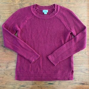 COPY - Old Navy Maroon Cable Knit Crewneck Sweater